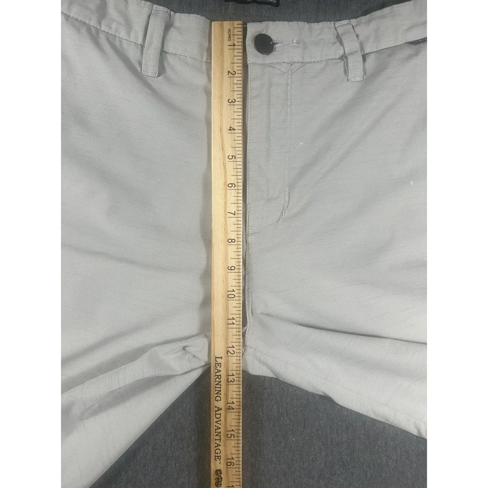 Hurley Phantom Men's Light Gray‎ PerformanceChino Shorts Size 34